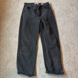 Cotton On Black Straight Jeans Classic Denim